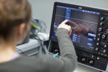scientist doing research in a quantum optics lab