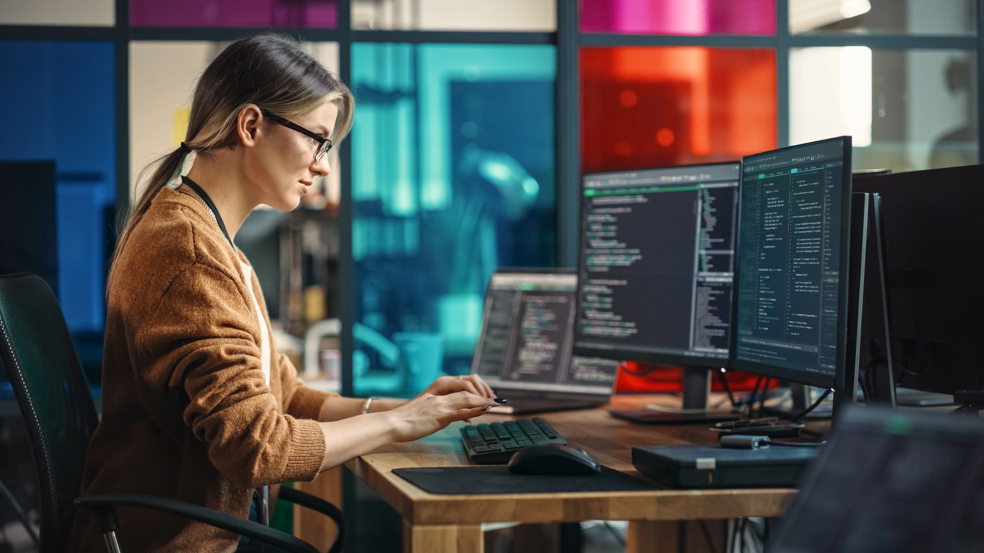 Woman Programming